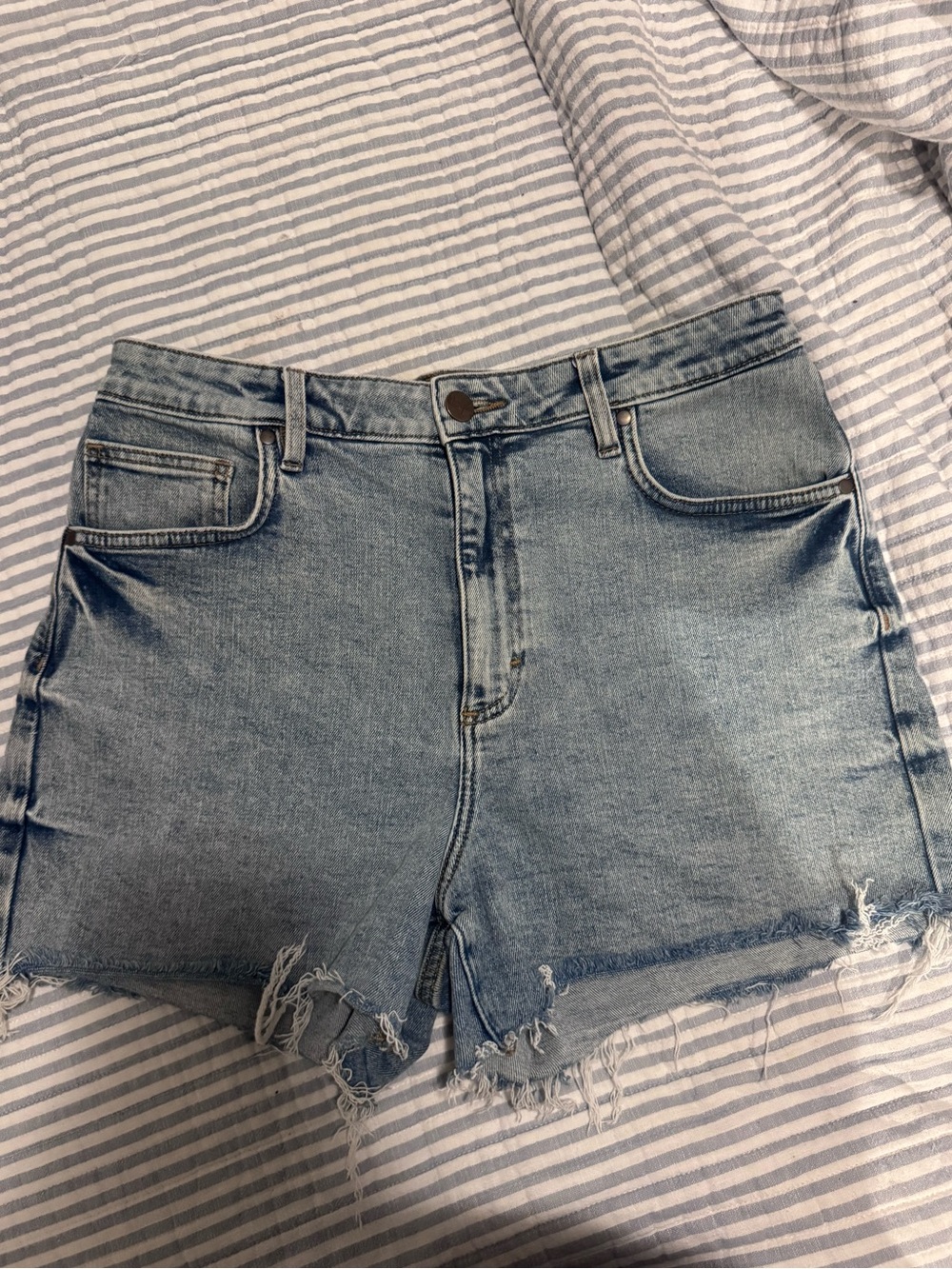 Wrangler Distressed Denim Cutoff Shorts